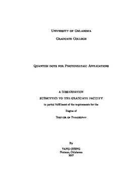 dissertation photovoltaic